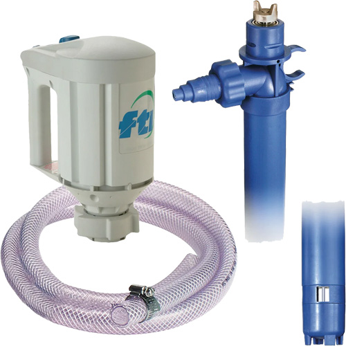 Trousse de pompe pour baril PFM-40 avec moteur M3V, Polypropyl&egrave;ne/PVDF/Acier inoxydable Pronet Distribution