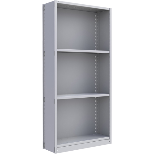 &eacute;l&eacute;ment de rayonnage Interlok, Acier, Sans boulons, Capacit&eacute; 800 lb, 36" la x 76" h x 24" p Pronet Distribution