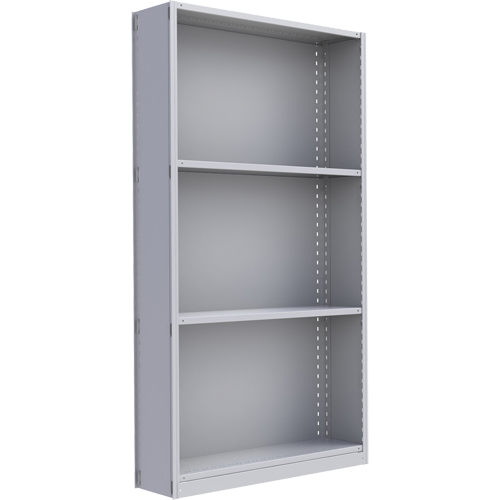 &eacute;l&eacute;ment de rayonnage Interlok, Acier, Sans boulons, Capacit&eacute; 450 lb, 48" la x 88" h x 24" p Pronet Distribution