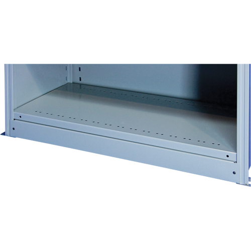 Plaque de base/façade pour rangement de bacs sur rayonnage enclenchable Interlok Pronet Distribution