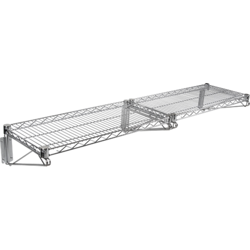 Ensemble d'&eacute;tag&egrave;re murale en treillis, Double Support, 200 lb Capacit&eacute;, 14" p Pronet Distribution
