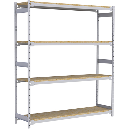 &eacute;tag&egrave;re-classeur de grande largeur, Acier, 4 Tablettes, 72" la x 18" p x 84" h Pronet Distribution