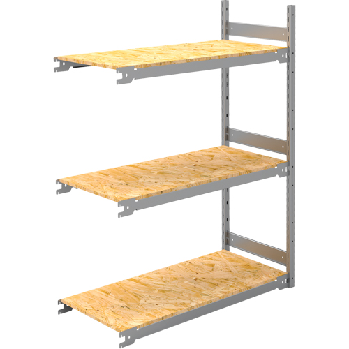 &eacute;tag&egrave;re-classeur de grande largeur, Acier, 3 Tablettes, 42" la x 18" p x 60" h, Ensemble Ajout Pronet Distribution