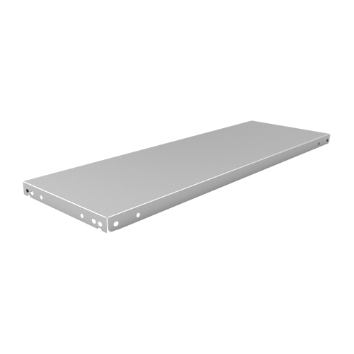 Slotted Angle Shelf, Galvanized Steel, 48" W x 12" D Pronet Distribution