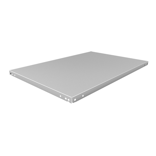 Slotted Angle Shelf, Galvanized Steel, 48" W x 24" D Pronet Distribution