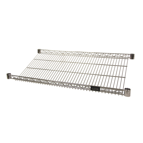 Wire Slanted Shelf, 18" W x 36" D, 400 lbs. Capacity Pronet Distribution