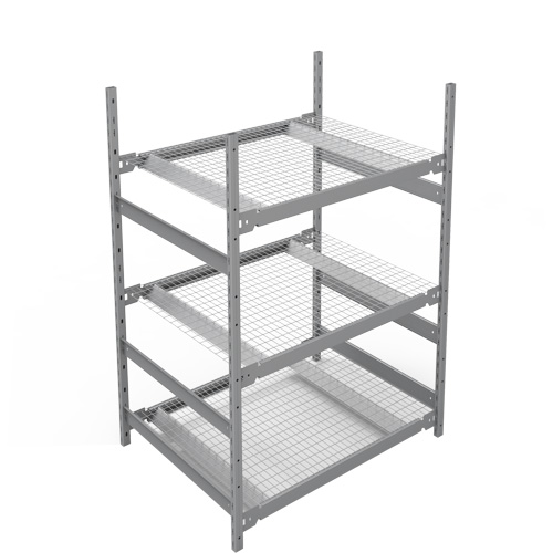 Wide Span Storage Shelving, Steel, Boltless, 1340 lbs. Capacity, 42" W x 60" H x 32" D Pronet Distribution