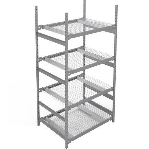 Wide Span Storage Shelving, Boltless, 1340 lbs. Capacity, 42" W x 84" H x 32" D Pronet Distribution