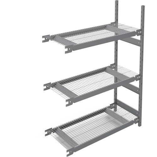 &eacute;tag&egrave;re de grande largeur, Acier, Sans boulons, Capacit&eacute; 1340 lb, 42" la x 60" h x 18" p Pronet Distribution