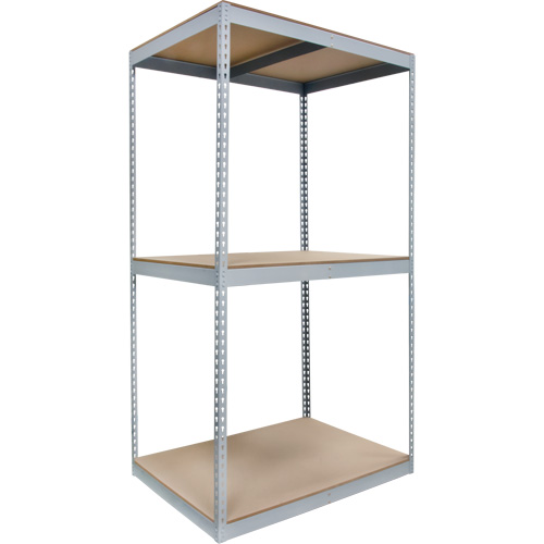 Heavy-Duty Shelving, Steel, Boltless, 750 lbs. Capacity, 72" W x 84" H x 24" D Pronet Distribution
