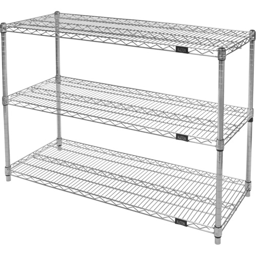 &eacute;tag&egrave;res robustes en treillis chromat&eacute;, Tiers 3, 30" la x 33" h x 14" p Pronet Distribution