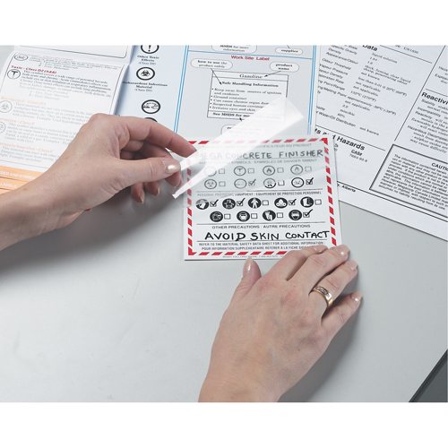 OTS WHMIS Labels, Vinyl, Sheet, 4" L x 2" W Pronet Distribution