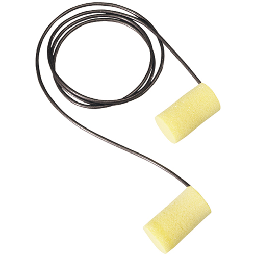 Bouchons d'oreilles m&eacute;talis&eacute; E-A-R Classic Plus de 3M, Avec cordon, Grand, Vrac - Sac en poly, NRR dB 33 Pronet Distribution