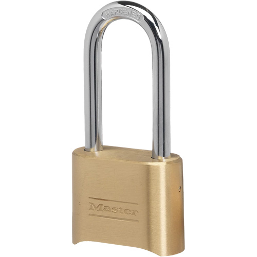 Combination Padlock, Silver, Brass Coating, 2" Width Pronet Distribution