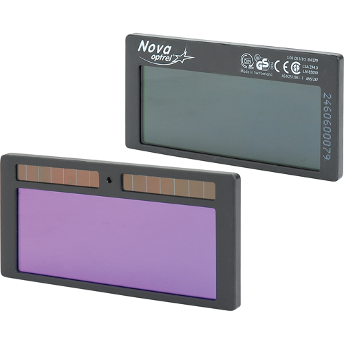 Nova Auto-Darkening Filters, 2" W x 4-1/4" H Viewing Area, For Use With nova Pronet Distribution