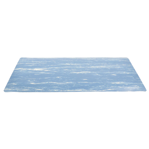 No. 970 Marble Sof-Tyle Grande Mats, Smooth, 3' x 5' x 1", Blue, Rubber Pronet Distribution