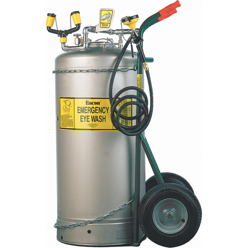 Douche oculaire autonome, Pressuris&eacute;, Capacit&eacute; 37 gal., Conformit&eacute; ANSI Z358.1 Pronet Distribution