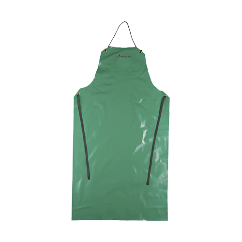 A43 48 Tablier ignifug&eacute; CA-43, Polyester/PVC, 29" lo x 48" la, Vert Pronet Distribution