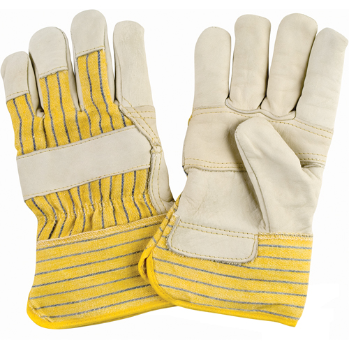 Gants d'ajusteur doubl&eacute;s pour l'hiver &agrave; paume renforc&eacute;e, T-Grand, Paume en Cuir fleur de vache, Doublure en Molleton de coton Pronet Distribution