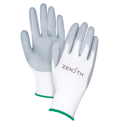 Gants l&eacute;gers enduits et respirants, 8/Moyen, R&ecirc;vetement Mousse de nitrile, Calibre 13, Enveloppe en Polyester Pronet Distribution