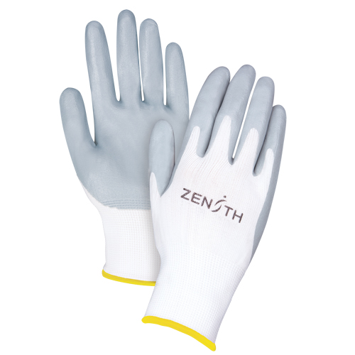 Lightweight Breathable Coated Gloves, 11/2X-Large, Foam Nitrile Coating, 13 Gauge, Polyester Shell Pronet Distribution