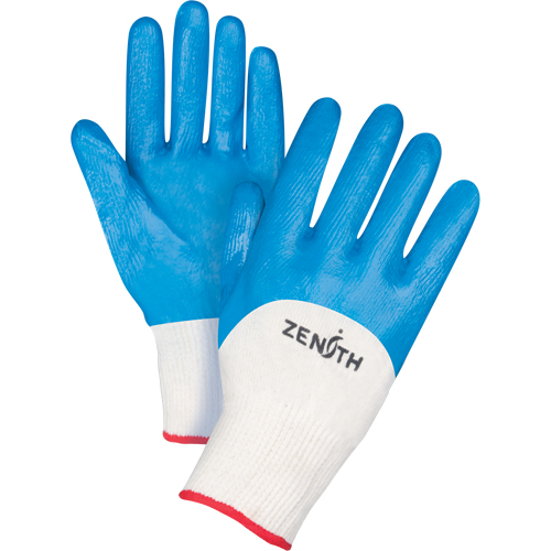 Gants enduits et tricot&eacute;s sans coutures de poids moyen, 7/Petit, R&ecirc;vetement Nitrile, Calibre 13, Enveloppe en Coton Pronet Distribution