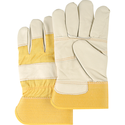 Gants en cuir de mobilier, Grand, Paume en Cuir fleur de vache, Doublure en Coton Pronet Distribution