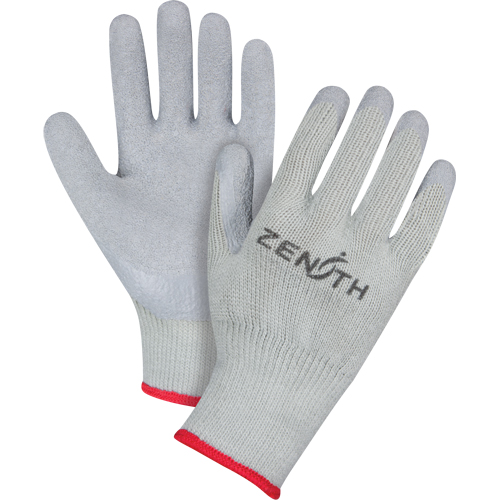 Gants enduits &agrave; doublure confortable en caoutchouc naturel, 10/T-Grand, R&ecirc;vetement Latex de caoutchouc, Calibre 10, Enveloppe en Polyester/Coton Pronet Distribution