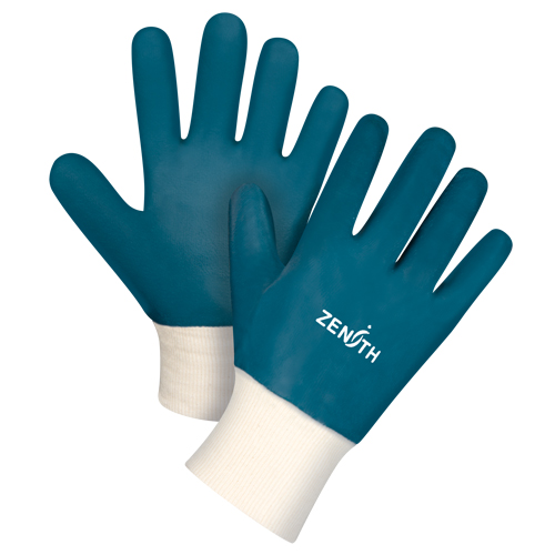 Gants &agrave; poignet en tricot de poids lourd, 11/2T-Grand, R&ecirc;vetement Nitrile, Enveloppe en Coton Pronet Distribution