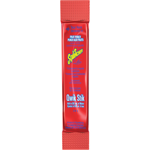 Sqwincher&reg; ZERO&reg; Qwik Stik Rehydration Drink, Powder, Fruit Punch Pronet Distribution