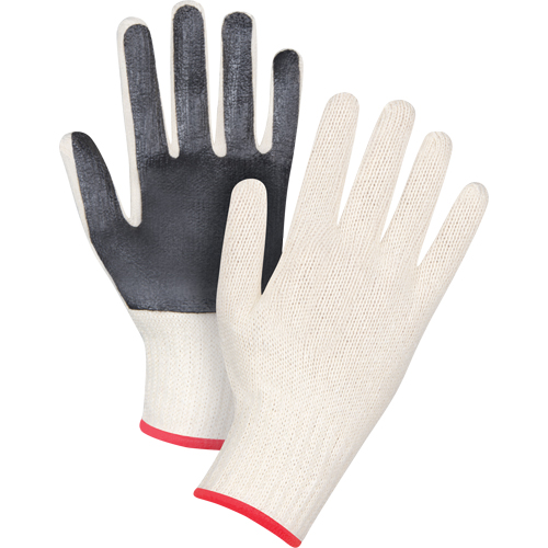 Gants en tricot &agrave; paume enduite, Poly/coton, Un c&ocirc;t&eacute;, Calibre 7, Petit Pronet Distribution