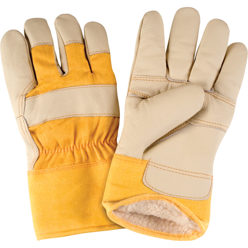 Gants d'ajusteur doubl&eacute;s pour l'hiver d'usage standard, 2T-Grand, Paume en Cuir fleur de vache, Doublure en Boa Pronet Distribution