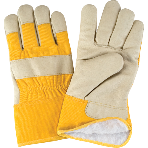 Winter-Lined Fitters Gloves, Large, Grain Pigskin Palm, Boa Inner Lining Pronet Distribution