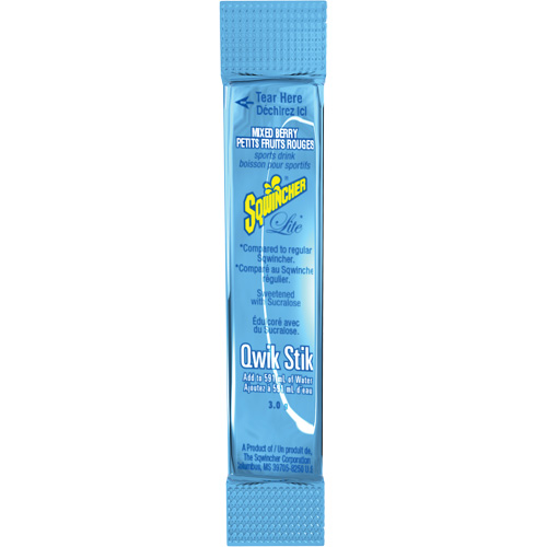 Sqwincher&reg; Boisson de r&eacute;hydratation ZERO Qwik Stik, Poudre, M&eacute;lange de baies Pronet Distribution