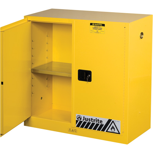 Armoires Sure-Grip EX pour produits inflammables, 30 gal., 2 Porte(s), 43" La x 44" h x 18" p Pronet Distribution
