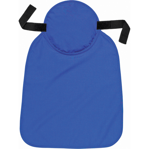 Tampons  et voiles pour le cou refroidissants pour casque de s&eacute;curit&eacute; Chill-Its 6717, Bleu Pronet Distribution