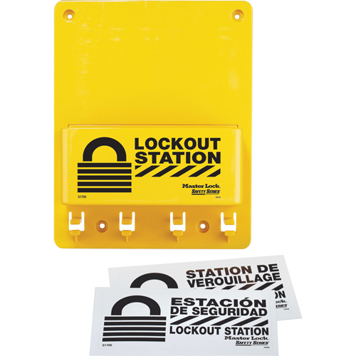 Poste de verrouillage compacte, Cadenas Aucune, Capacit&eacute; de 4, Cadenas Non compris Pronet Distribution