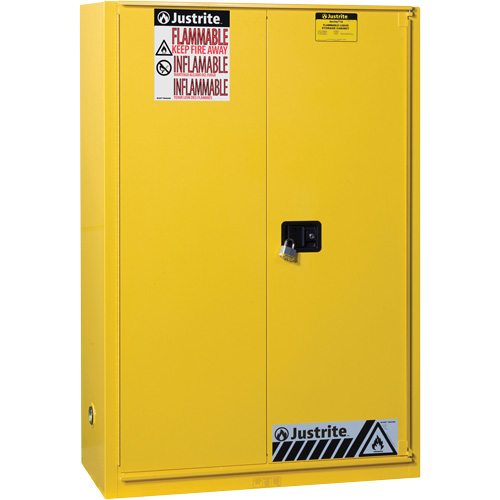 Armoires Sure-Grip EX pour produits inflammables, 45 gal., 1 Porte(s), 43" La x 65" h x 18" p Pronet Distribution