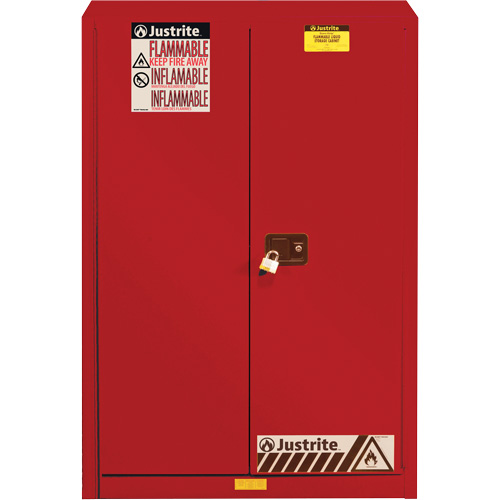Sure-Grip&reg; EX Combustibles Safety Cabinet for Paint and Ink, 60 gal., 5 Shelves Pronet Distribution