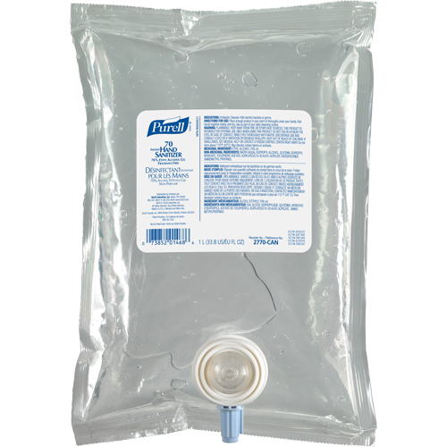 Gel d&eacute;sinfectant pour les mains NXT Advanced, 1000 ml, Cartouche de recharge, 70 % alcool Pronet Distribution