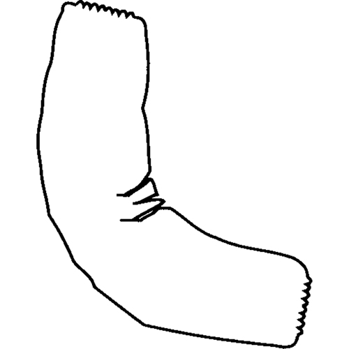 Manchettes, Longueur de 18", Tyvek 400, Blanc Pronet Distribution