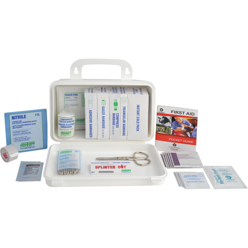 Trousse sp&eacute;cialis&eacute;e pour l'Ontario - Trousse de premiers soins pour camion, Dispositif m&eacute;dical Classe 1, Boîte en plastique Pronet Distribution