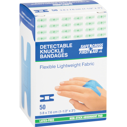 Bandages, Jointures, 3", Tissu d&eacute;tectable, St&eacute;rile Pronet Distribution