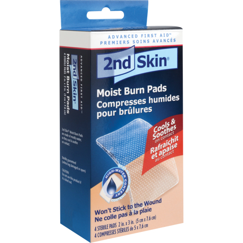 2nd Skin&reg; Moist Burn Pads, 2" x 3", Class 2 Pronet Distribution