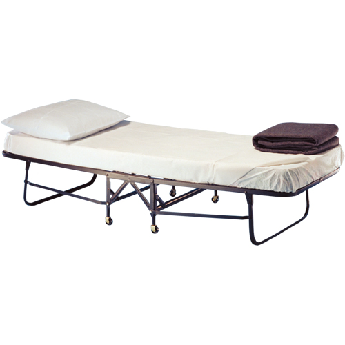 Lits pliants sur roulettes avec matelas Pronet Distribution