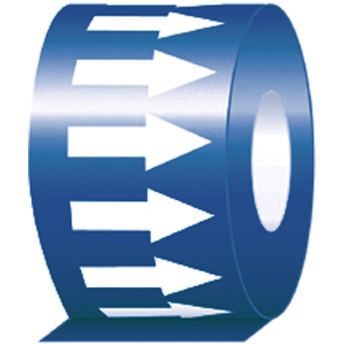 Pipe Marker, 108', White on Blue Pronet Distribution
