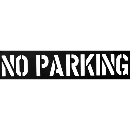 Parking Lot Stencils, English, 12" Pronet Distribution