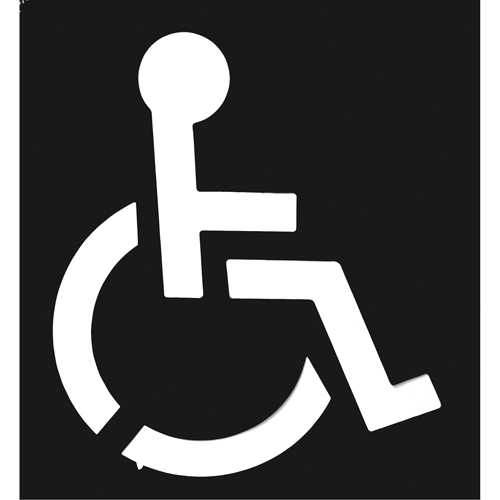 Parking Lot Stencils, English, 37" x 43" Pronet Distribution
