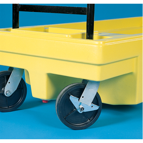Chariots Poly-Spillcart, 66,5" lo x 29" la x 43,9" h, Cap. de d&eacute;versement 57 gal. US Pronet Distribution