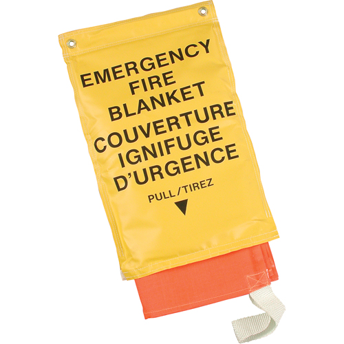 Emergency Fire Blankets, Fibreglass, 72"L x 72"W Pronet Distribution